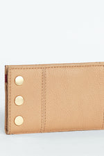 110 North Wallet -Toast Tan/Brushed Gold