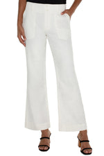 Hannah Flare With Utility Details - Soft White