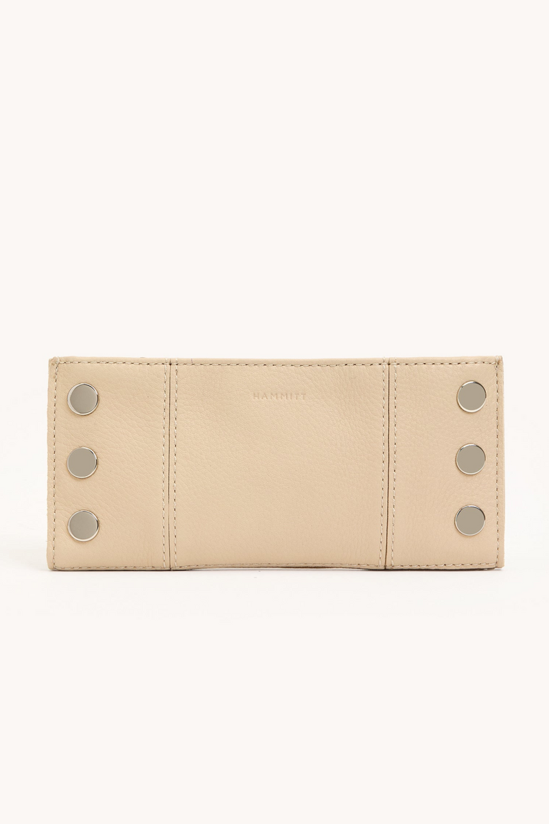 110 North Wallet - Limestone/Silver