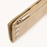 110 North Wallet - Limestone/Silver
