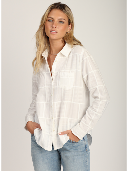 Cassidy Patch Blouse - White