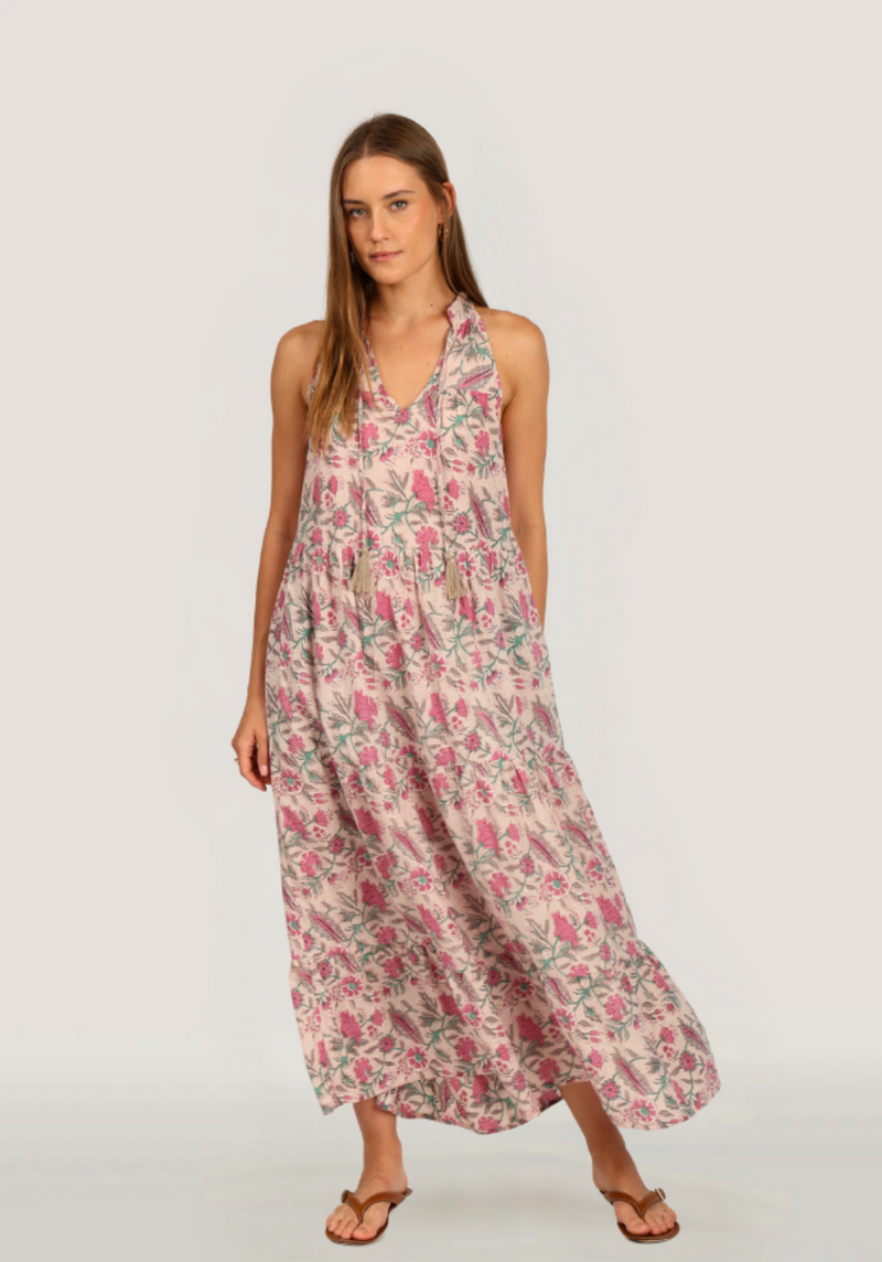Lila Floral Dress