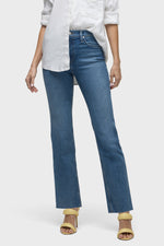 Remi High Rise Straight Ankle Jean - Bravery