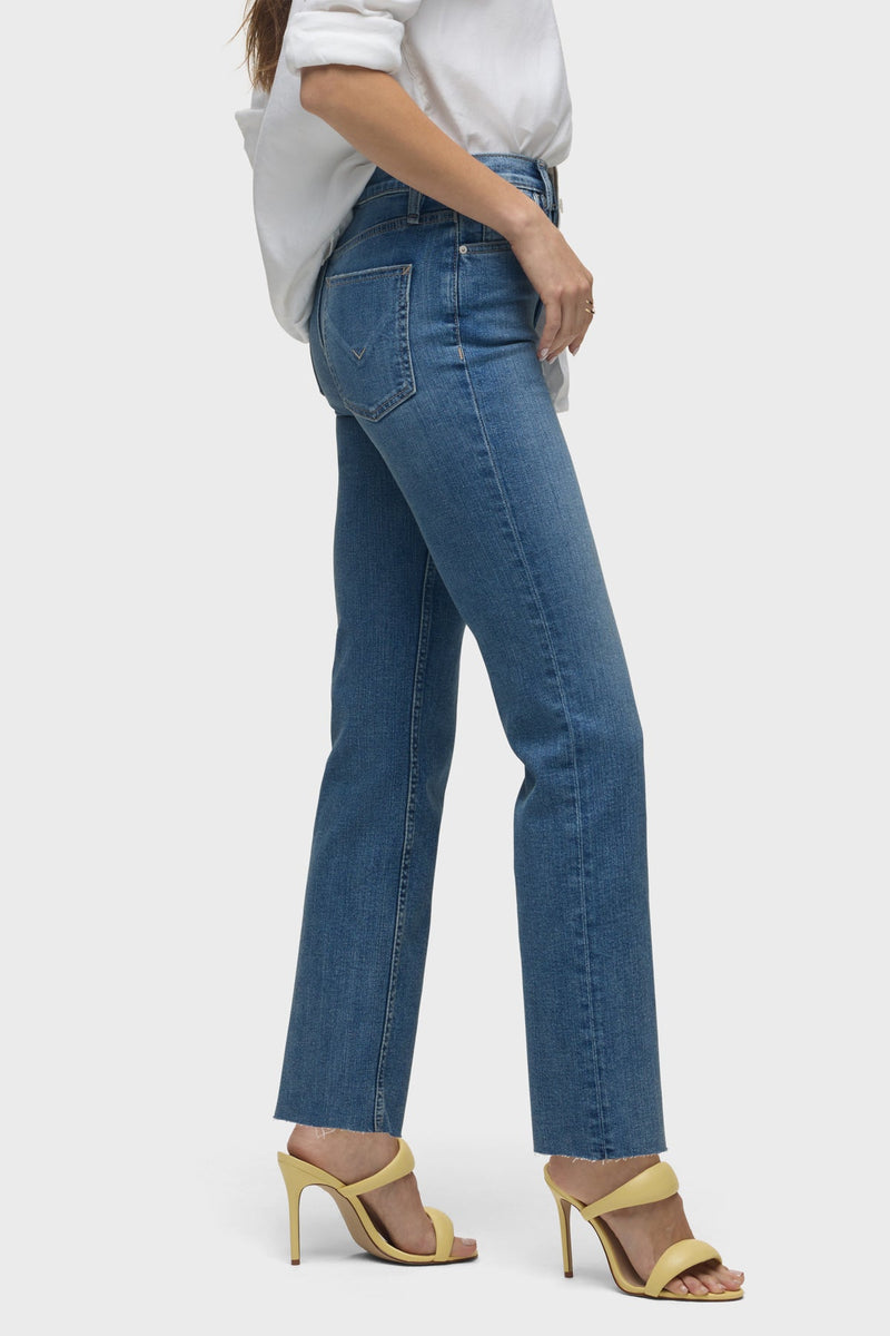Remi High Rise Straight Ankle Jean - Bravery