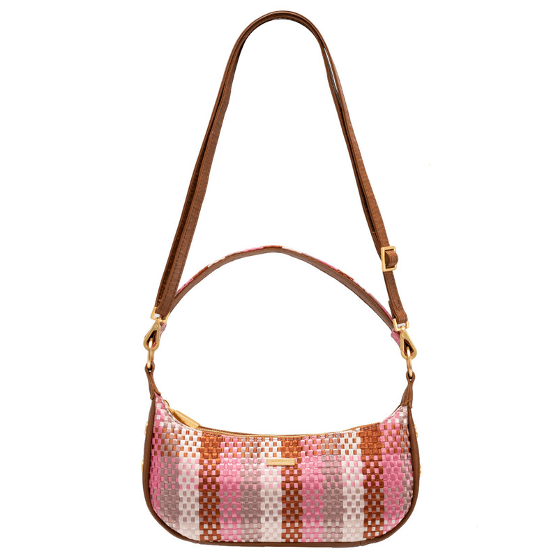 Becker Bag - Ribbon Weave/Brushed Gold