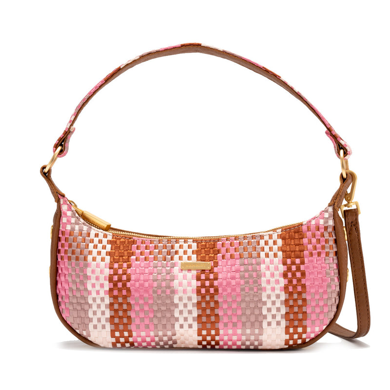 Becker Bag - Ribbon Weave/Brushed Gold