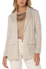 Boyfriend Blazer - Cream/Tan