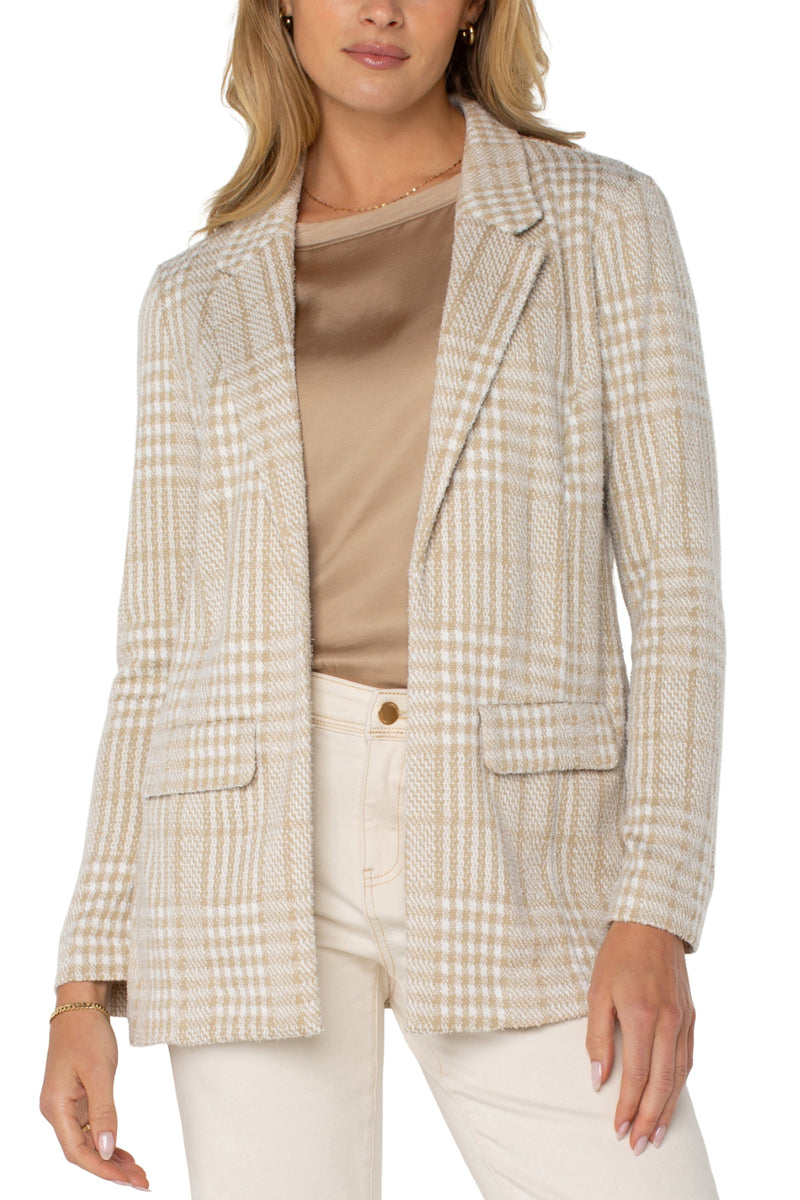 Boyfriend Blazer - Cream/Tan