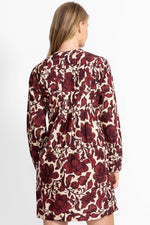 Camilla Pleated Dress - Red