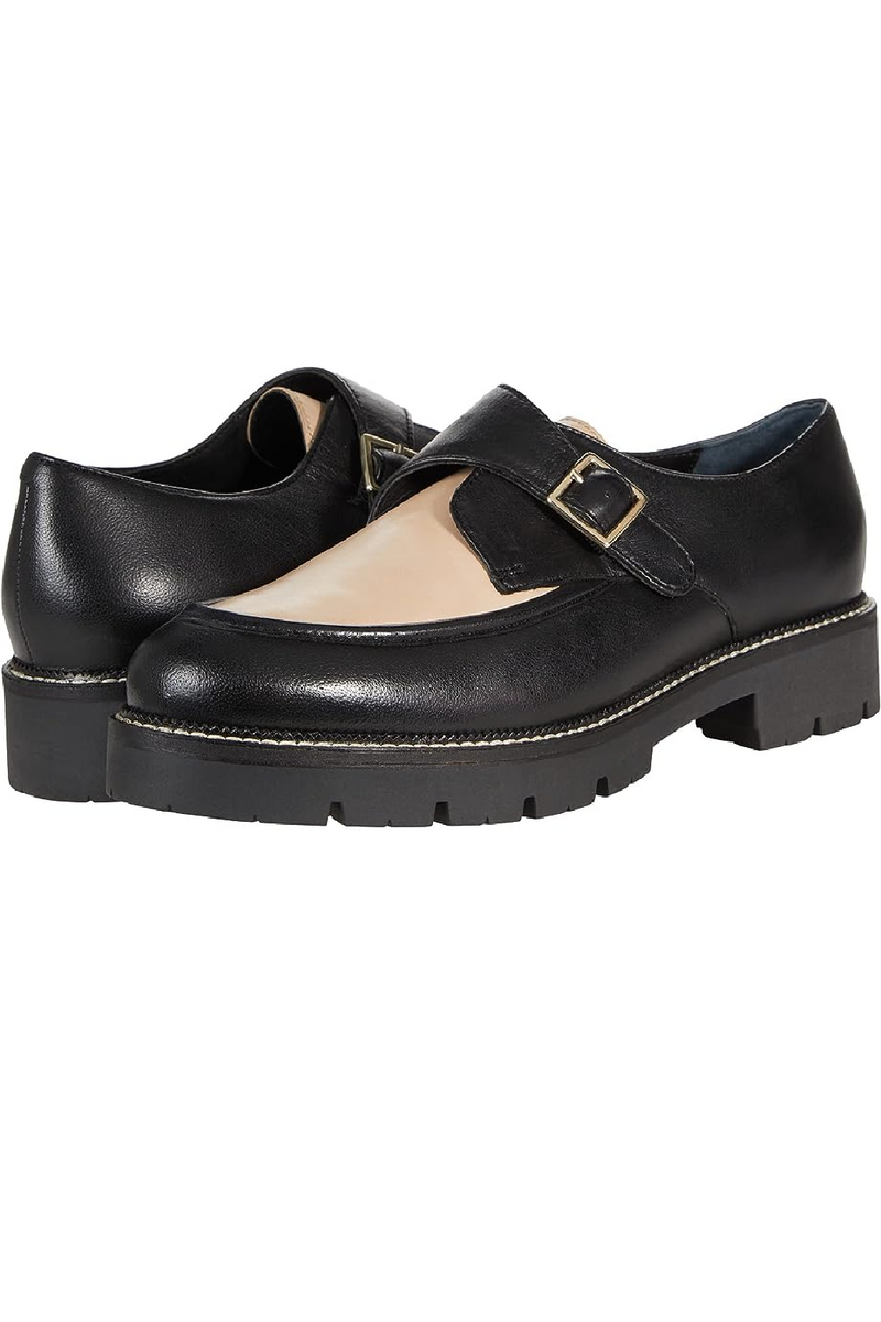 Catch Me Two-Tone Loafer - Black/Ivory