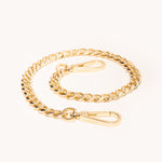 Metal Chain Shoulder Strap - Gold
