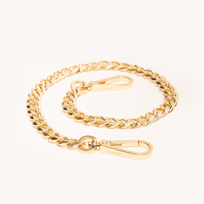 Metal Chain Shoulder Strap - Gold