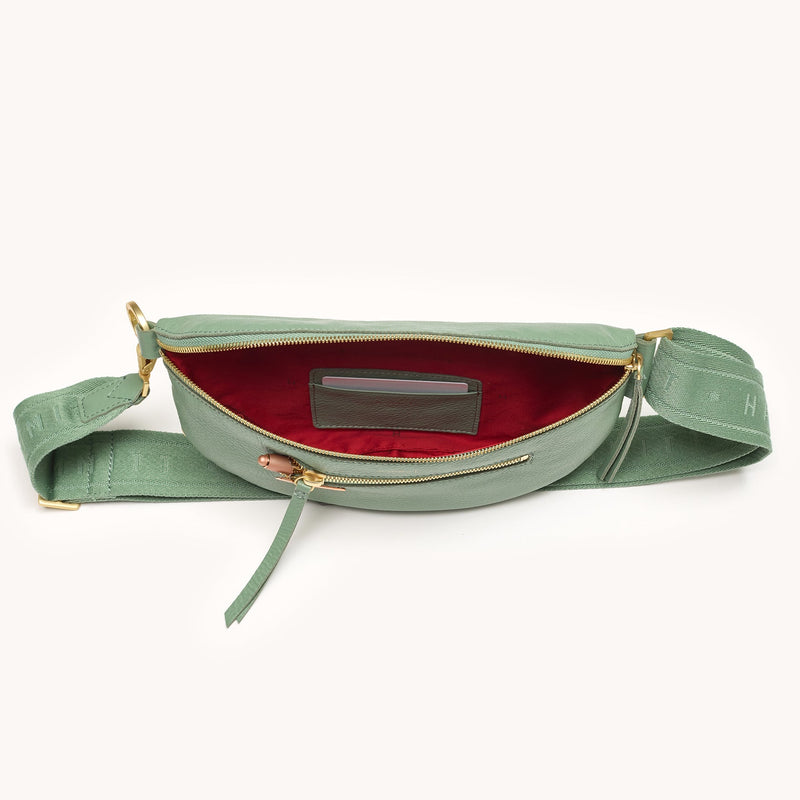 Charles Crossbody Medium - Artichoke/Brushed Gold
