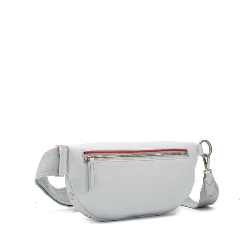 Charles Crossbody Medium - Bluebird/Brushed Silver
