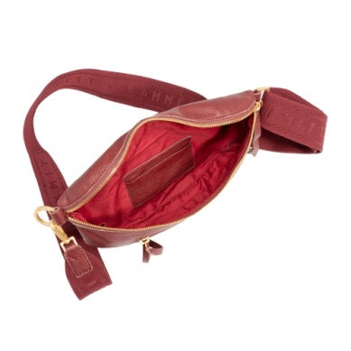 Charles Crossbody Medium - Cherrywood/Brushed Gold