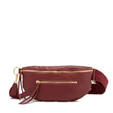 Charles Crossbody Medium - Cherrywood/Brushed Gold