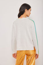 Color Code V-Neck Sweater - Mineral