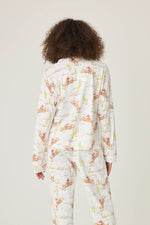 Playful Print Cowboy Long Sleeve - Natural