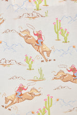 Playful Print Cowboy Long Sleeve - Natural