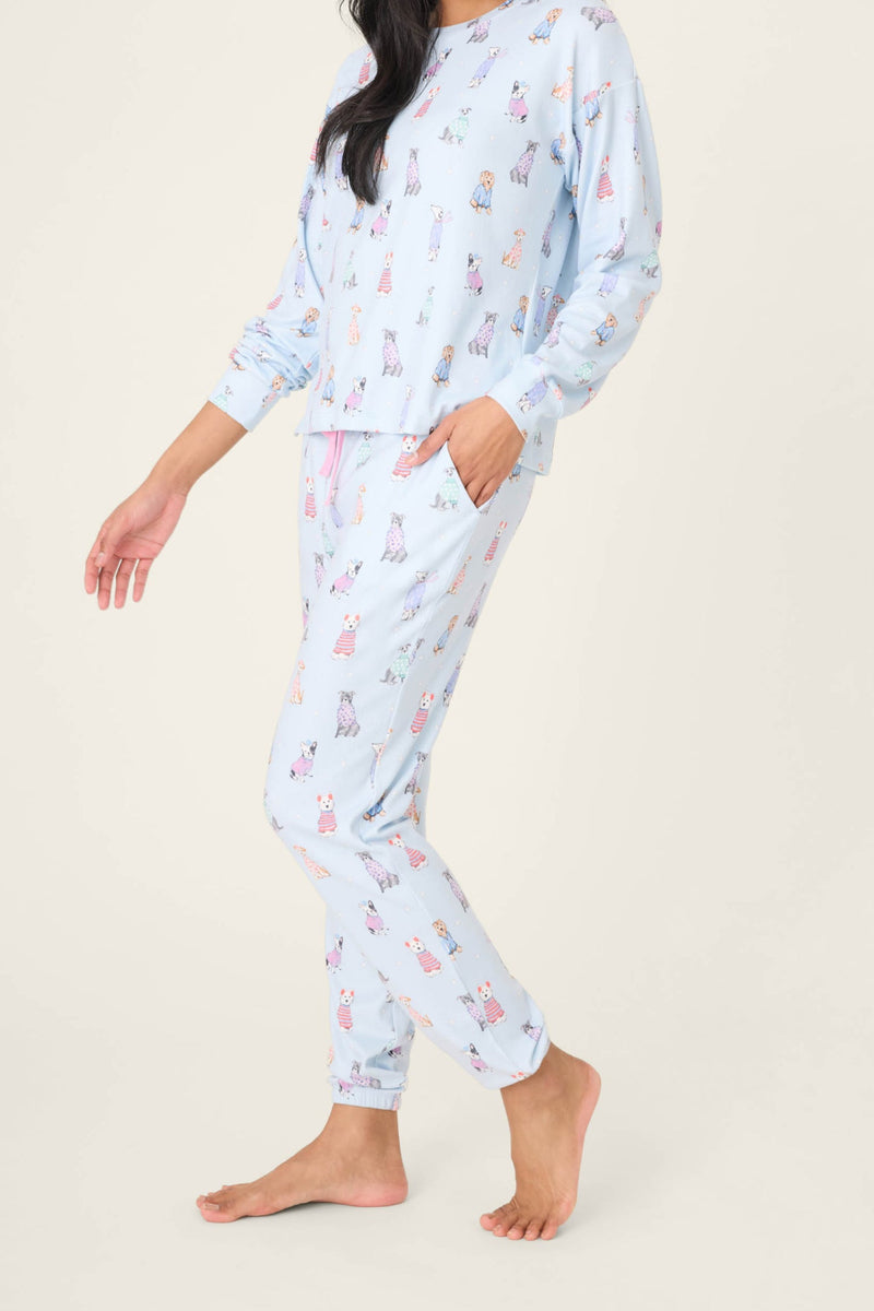 Doggone Cold Banded Pant - Blue Haze