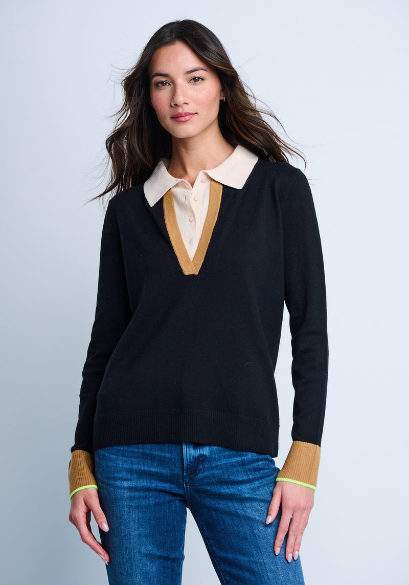 Double Down Sweater - Black