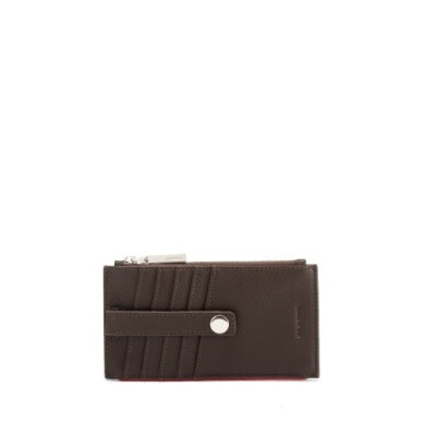 210 West Wallet - Espresso/ Silver