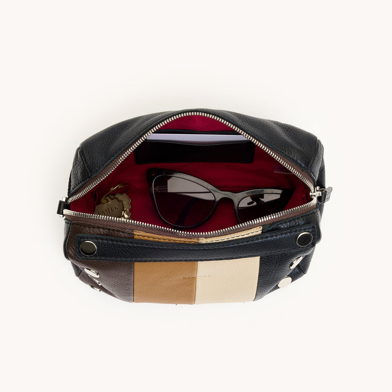 Evan Crossbody Small - Strata/Silver
