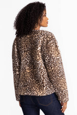 Faux Fur Leopard Jacket - Priscilla