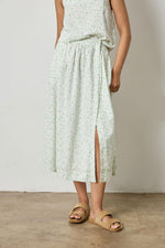 Micro Dobby Faux Wrap Skirt - Julep