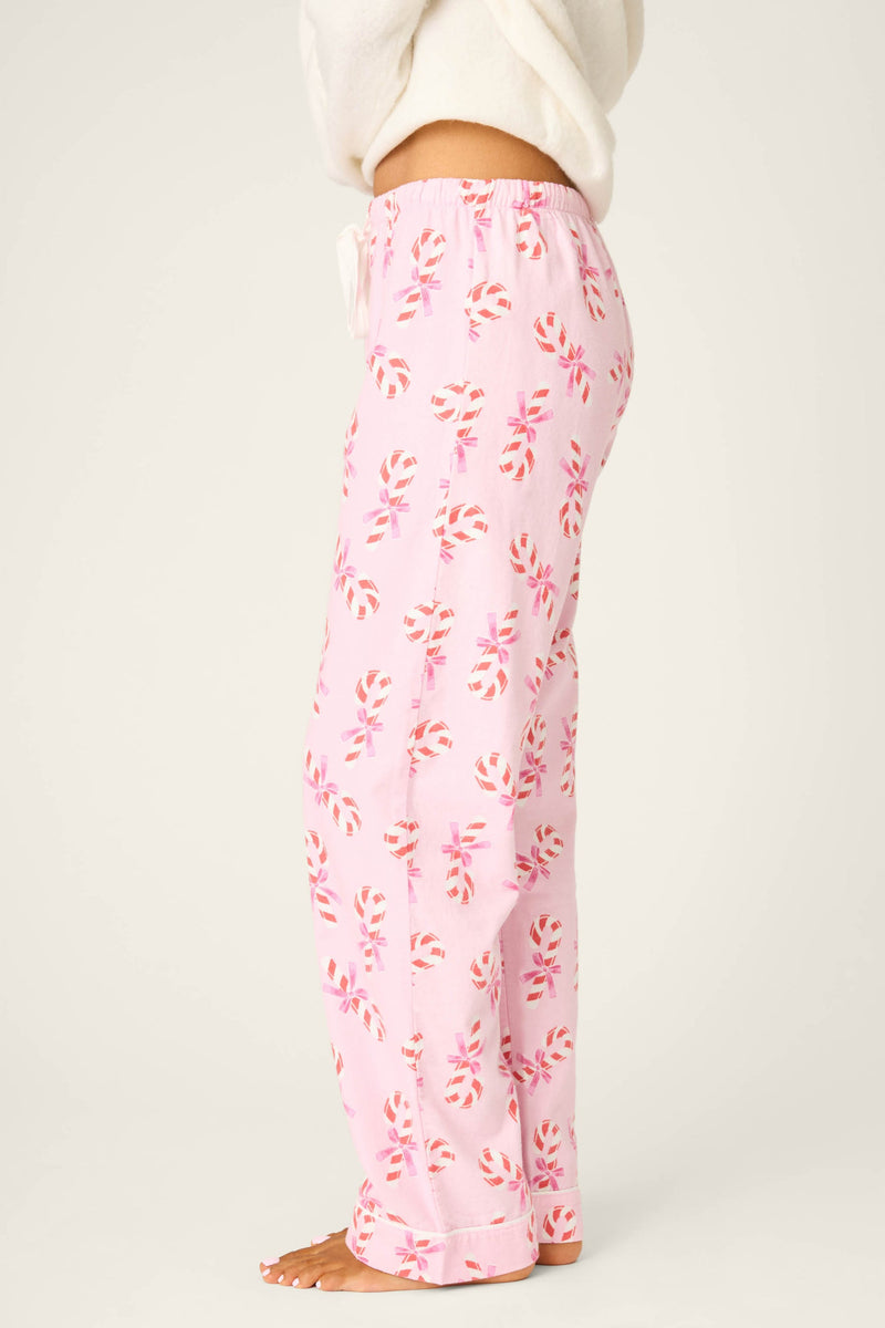 Flannel Pant - Candy Canes