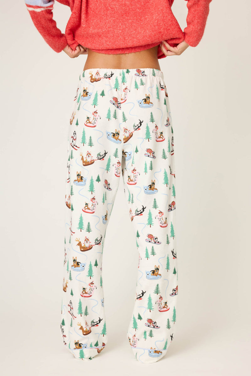 Flannel Pant - Sledding Sleigh