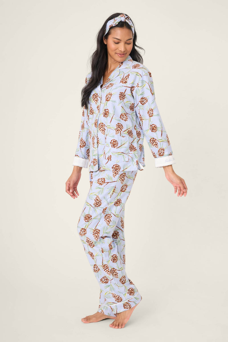 PJ Flannel Set - Pinecones