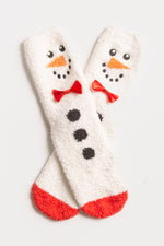 Fun Socks Snowman - White