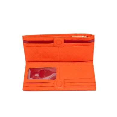 110 North Wallet - Habanero/Gold