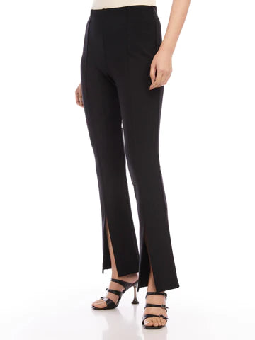 Harlow Split Front Pant - Black