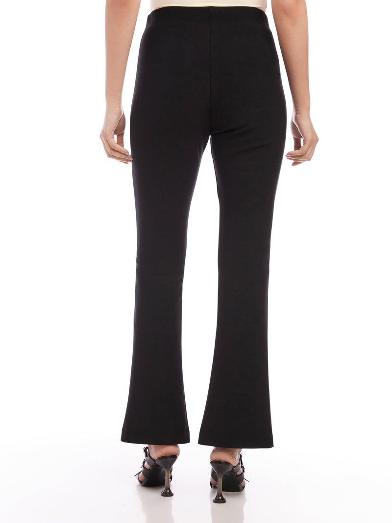 Harlow Split Front Pant - Black