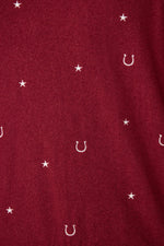 Hold Your Horses Fleece Top - Port