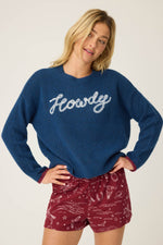 Howdy Sweater -Navy