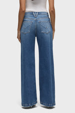 Jodie High Rise Loose Fit Jean - Lunar