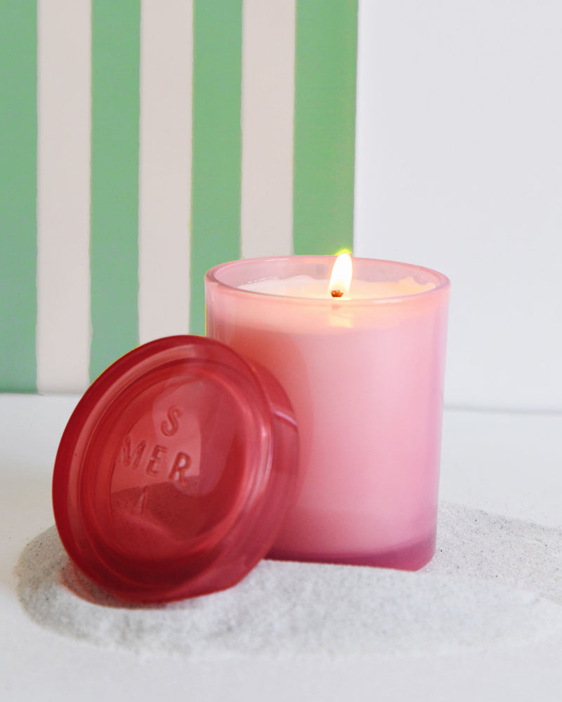 Mersea Jolie Glass Jar Candle - Cabana Flower