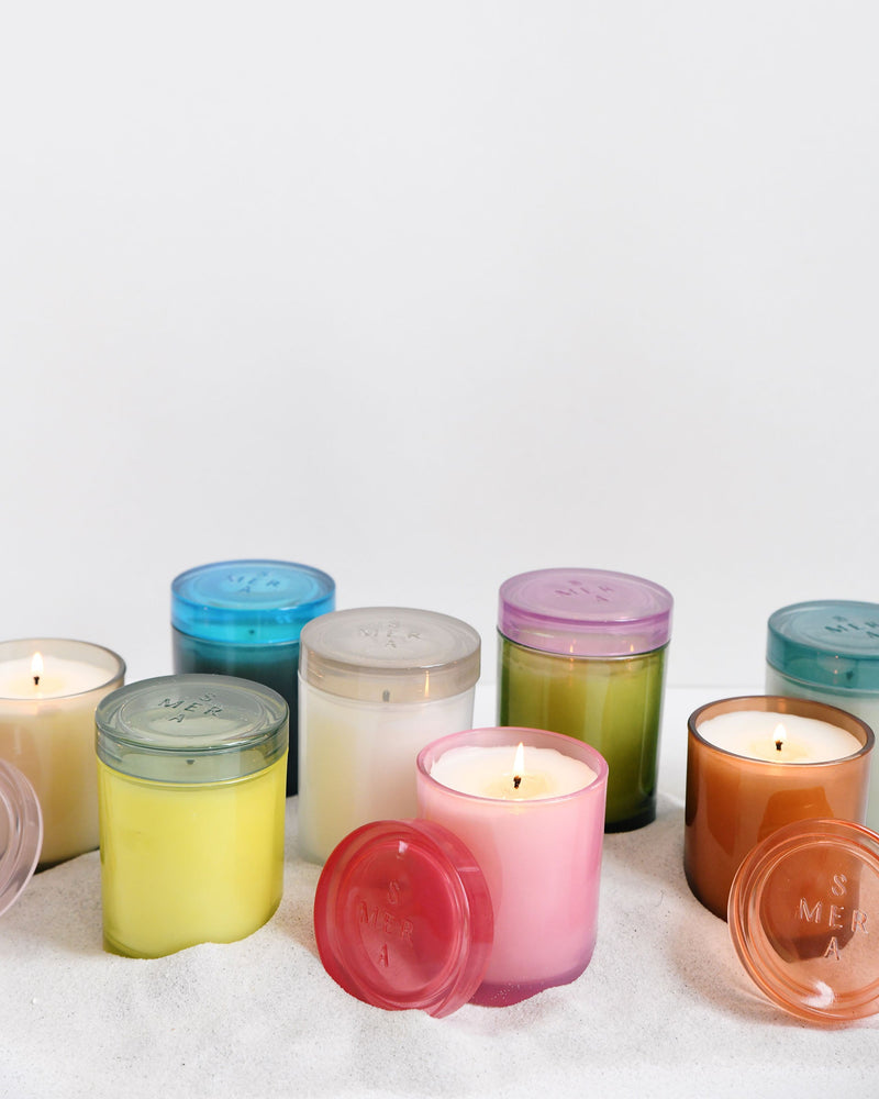 Mersea Jolie Glass Jar Candle - Cabana Flower