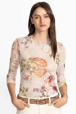 Kaia Mesh Tee - Rosabelia