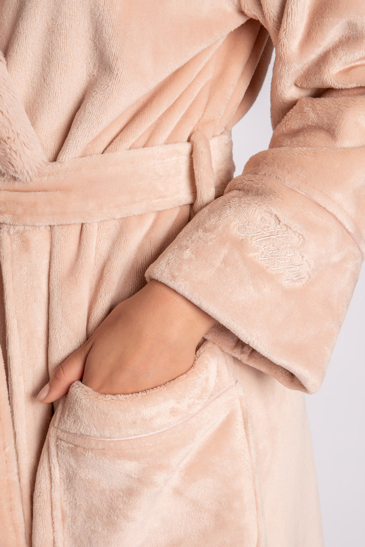 Luxe Plush Robe - Blush