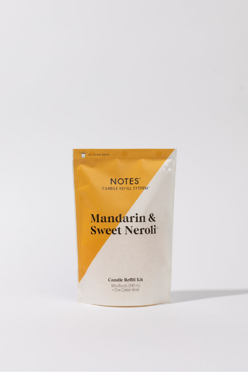 Notes Candle Refill - Mandarin and Sweet Neroli