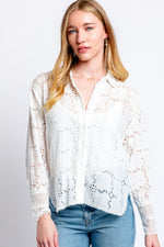 Marina Joy Rayon Shirt - Antique White