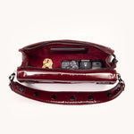 Montana Small Clutch - Pirouette Patent/Gunmetal