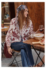 Open Neck Shirt - Aquijio