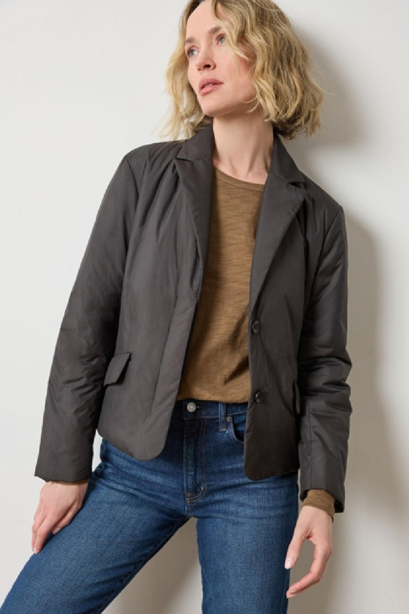 Padded Blazer - Black