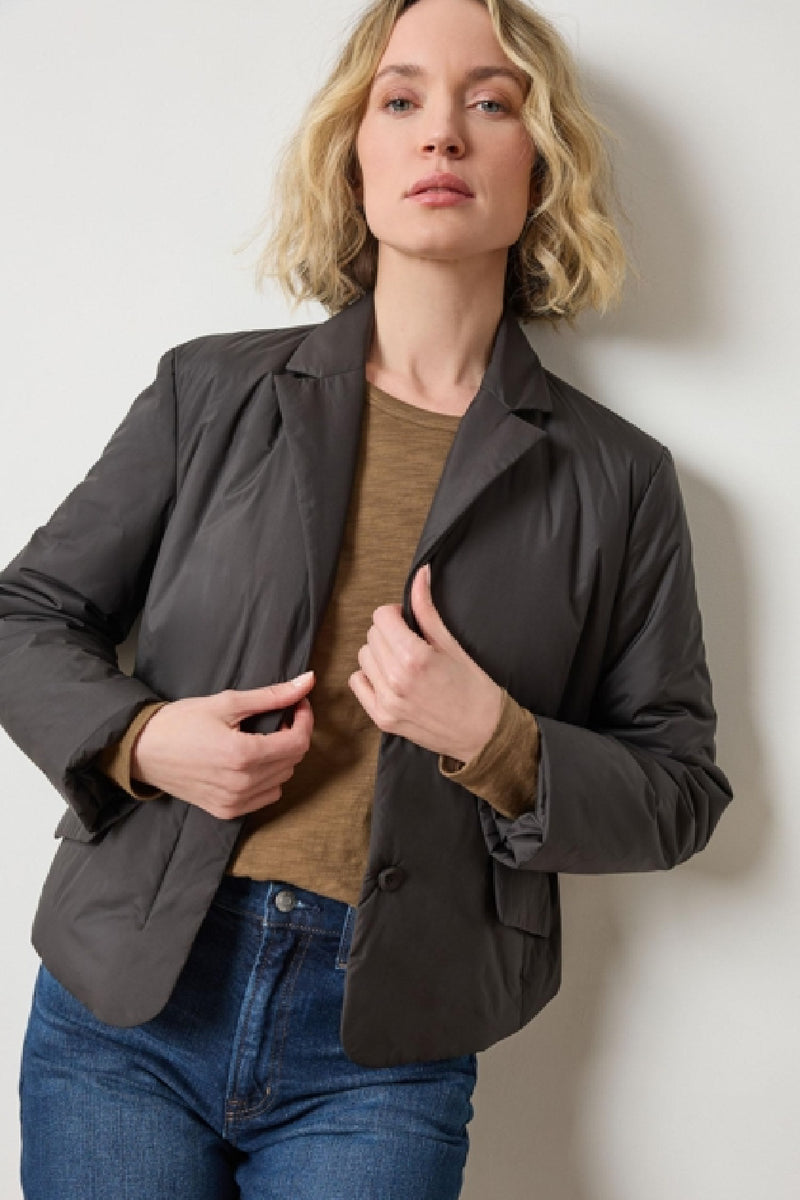Padded Blazer - Black