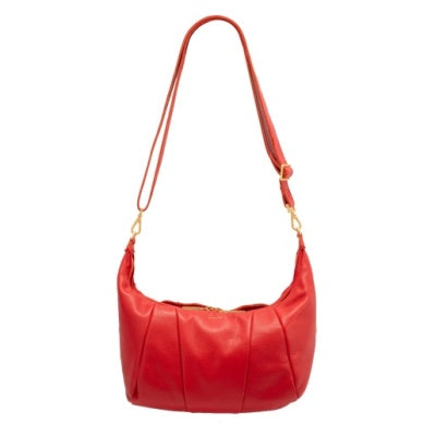 Morgan Croissant Bag - Poppy/Brushed Gold